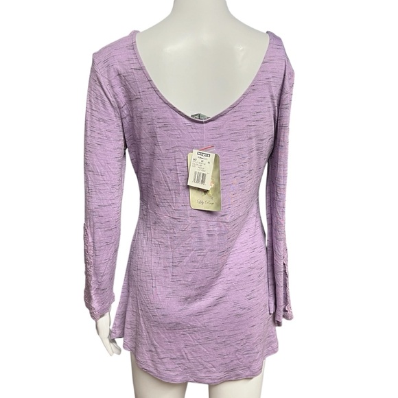 Lily Rose NWT - Womens Embroidered Top Sz MD - Picture 5 of 7